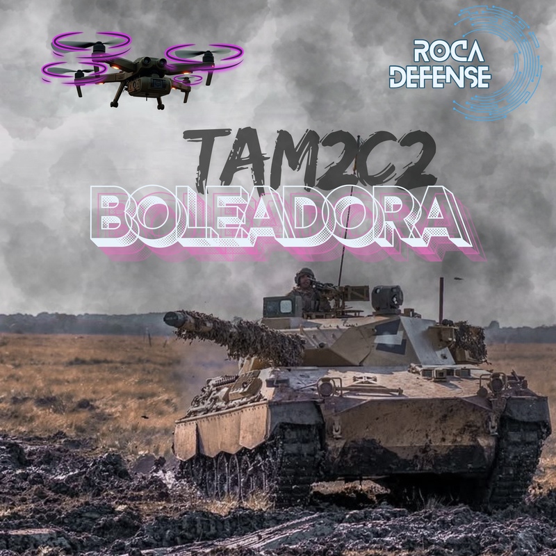 Dron control system, specialized to give individual air coverage, to tanks and armored vehicles, usual target of other systems, has IFF system